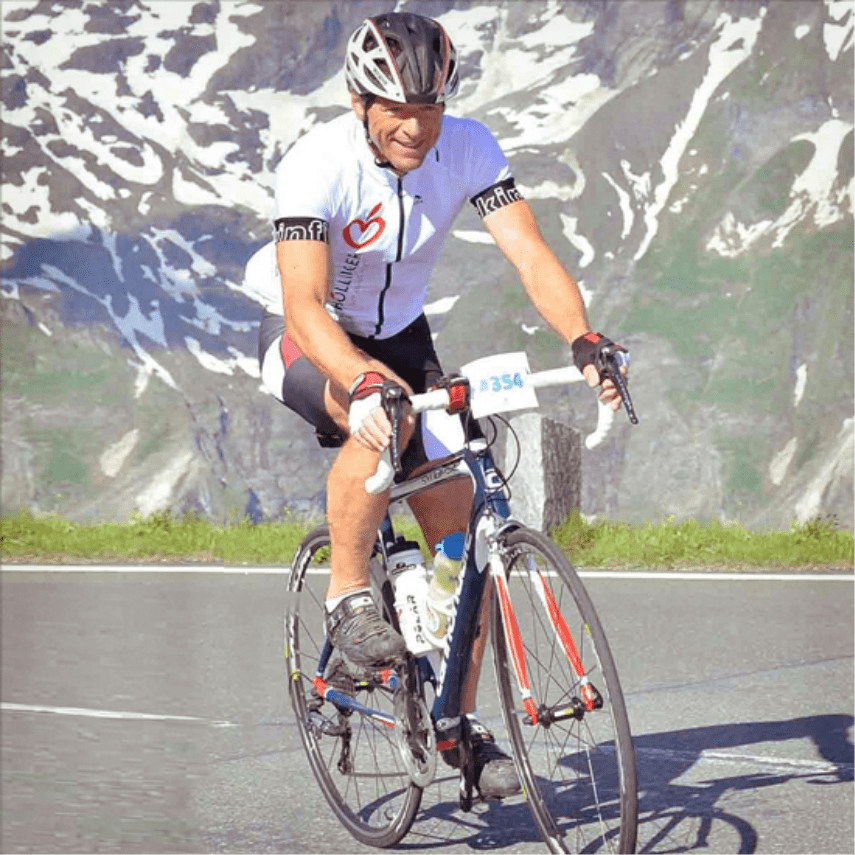 Gerhard Höllinger - Jetzt online bei Höllinger bestellen! Gerhard Höllinger auf dem Fahrrad