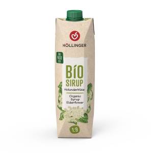 Bio Holunderblütensirup 1 l Öko-Pack