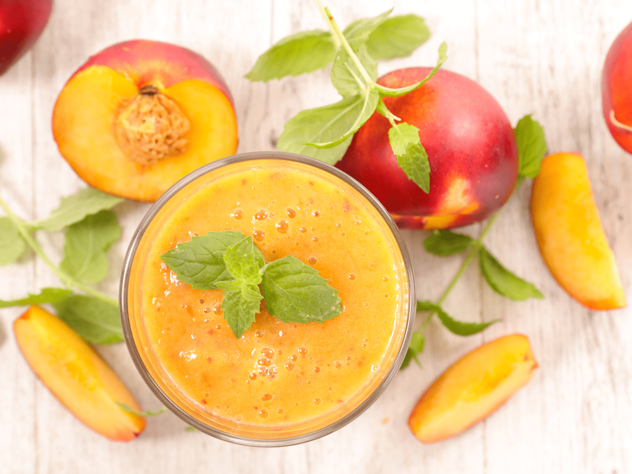 Ingwer Pfirsich Smoothie