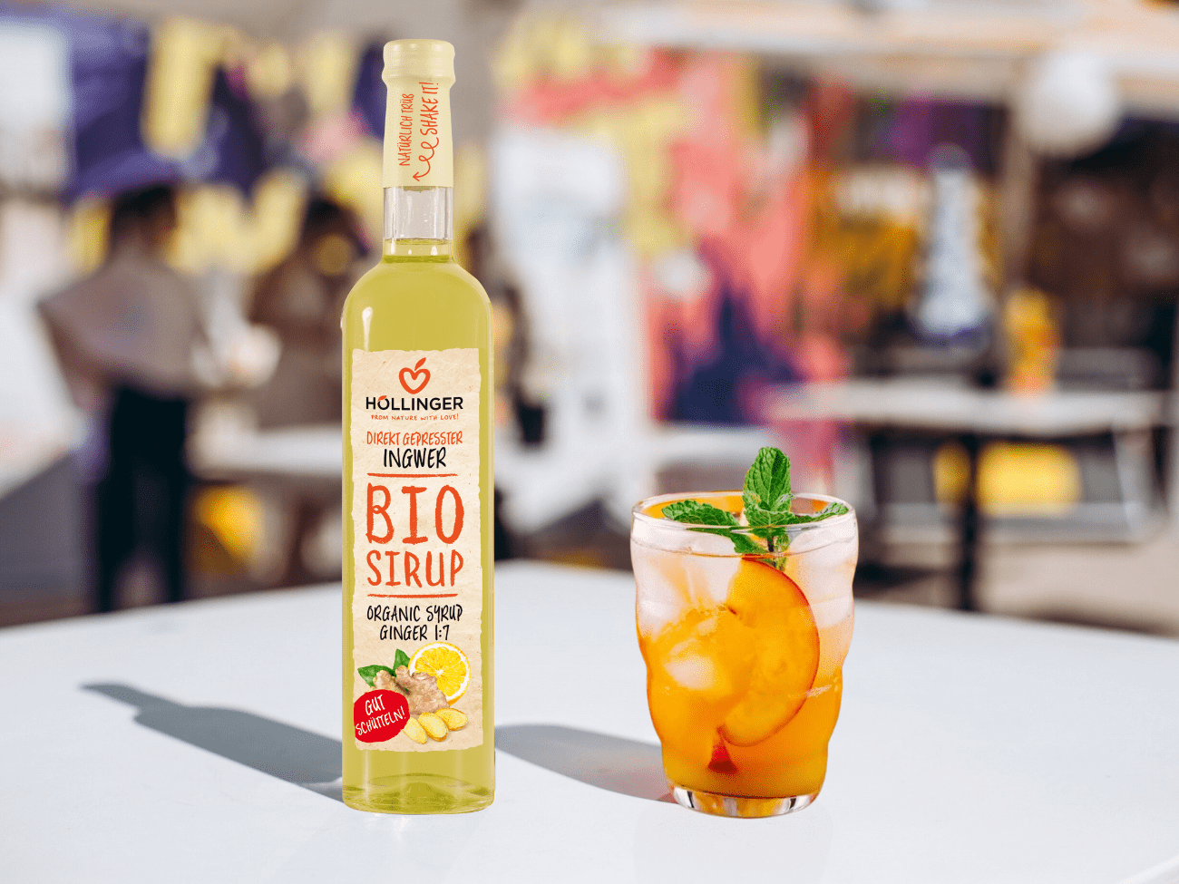 Ingwer Pfirsich Bellini