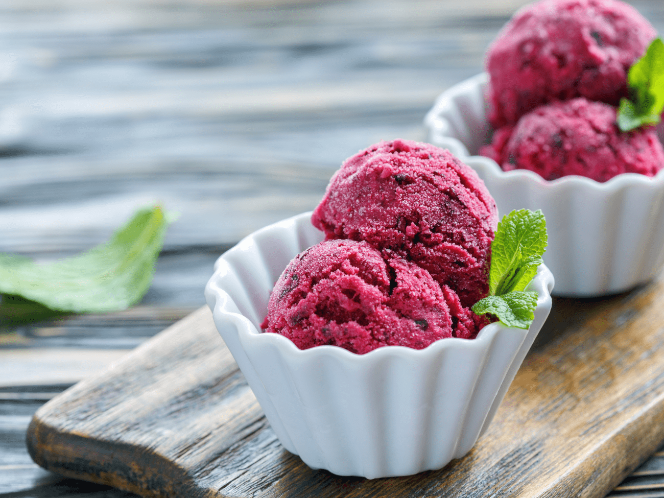 Johannisbeer-Zitronen Sorbet