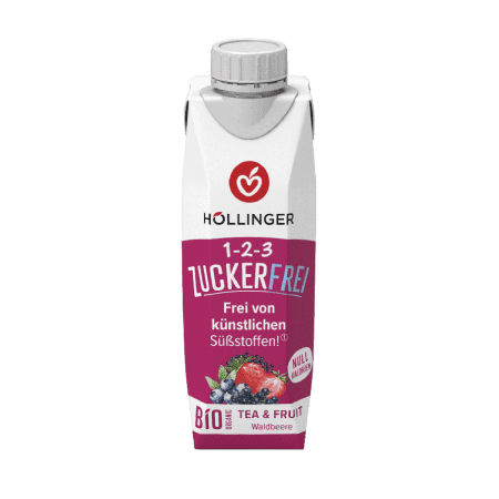 Erfrischende Höllinger Bio-Säfte im Tetra Pak® – Getränke bei Diabetes ohne Zucker und mit Waldbeerengeschmack, jetzt kaufen!