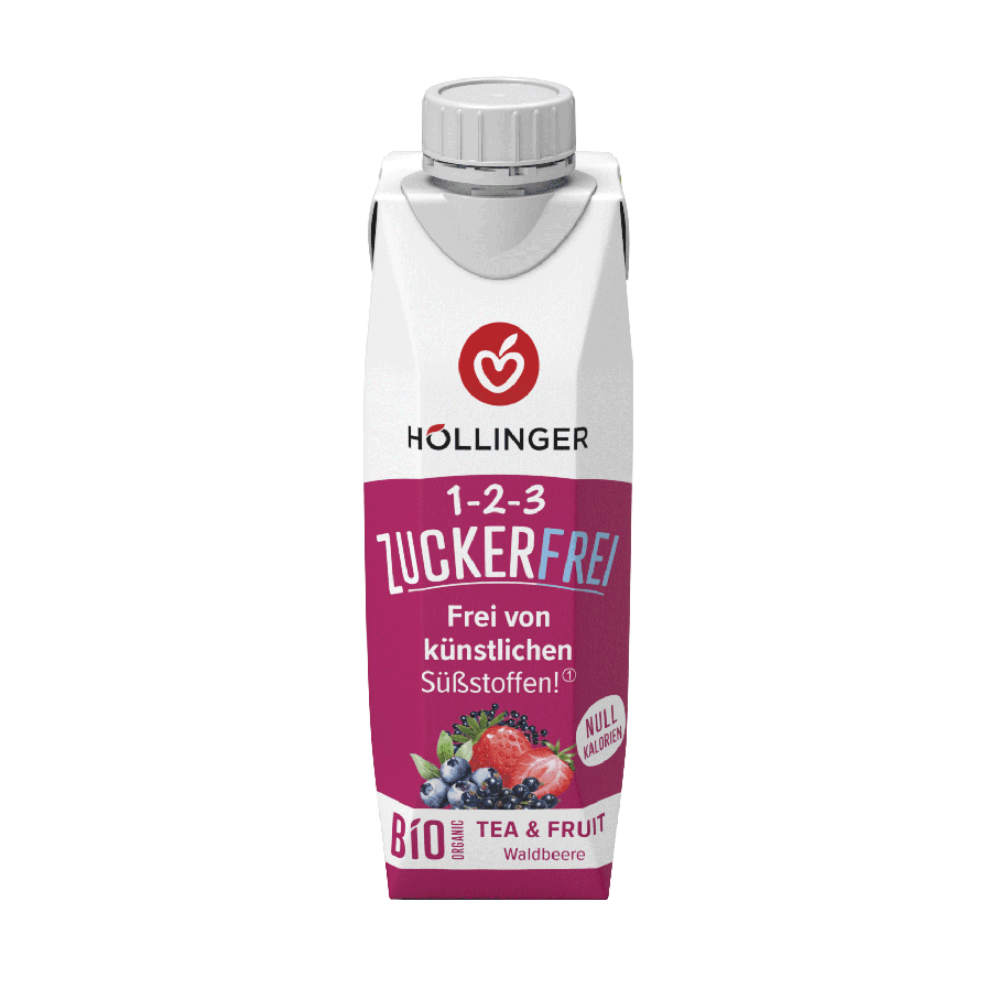 Erfrischende Höllinger Bio-Säfte im Tetra Pak® – Getränke bei Diabetes ohne Zucker und mit Waldbeerengeschmack, jetzt kaufen!