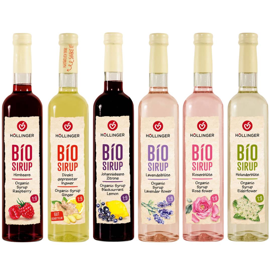 Höllinger's Bio Frucht und Blütensirup Set