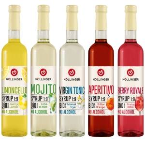 Höllingers Bio Virgin Cocktail Sirup Set