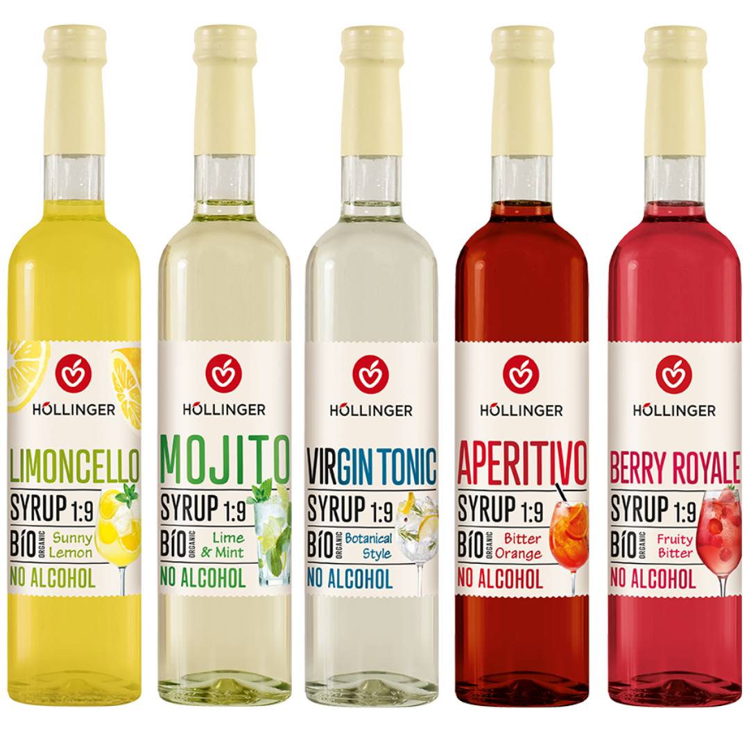 Höllingers Bio Virgin Cocktail Sirup Set