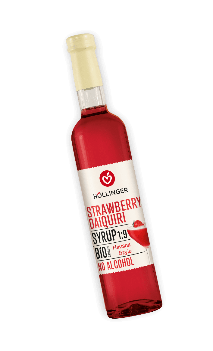 Flasche des Berry Royale Sirups von Höllinger