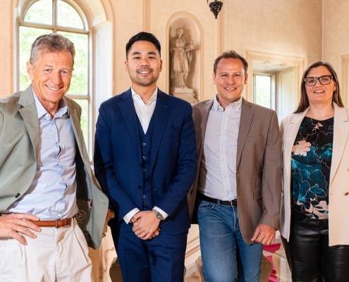 V.l.n.r.: Gerhard Höllinger, Thomas Chang Jin, Axel Fila, Doris Beneder (c) Paul Ambrusch