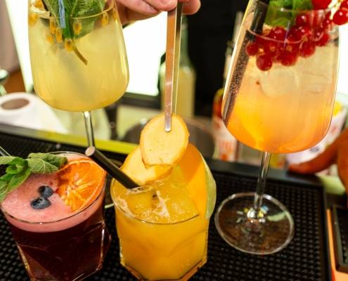 Haneder begeisterte mit Drink-Kreationen ohne Alkohol (c) Paul Ambrusch