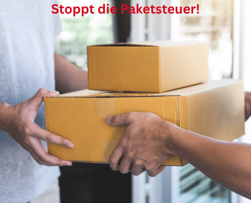 Paketsteuer muss Lebensmittel ausnehmen und darf nicht Endkonsumentinnen treffen